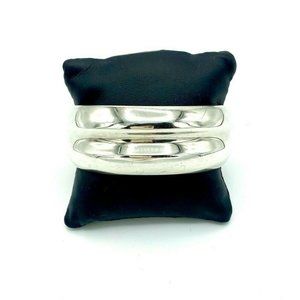 Los Ballesteros Sterling 925 Wide Cuff Bracelet